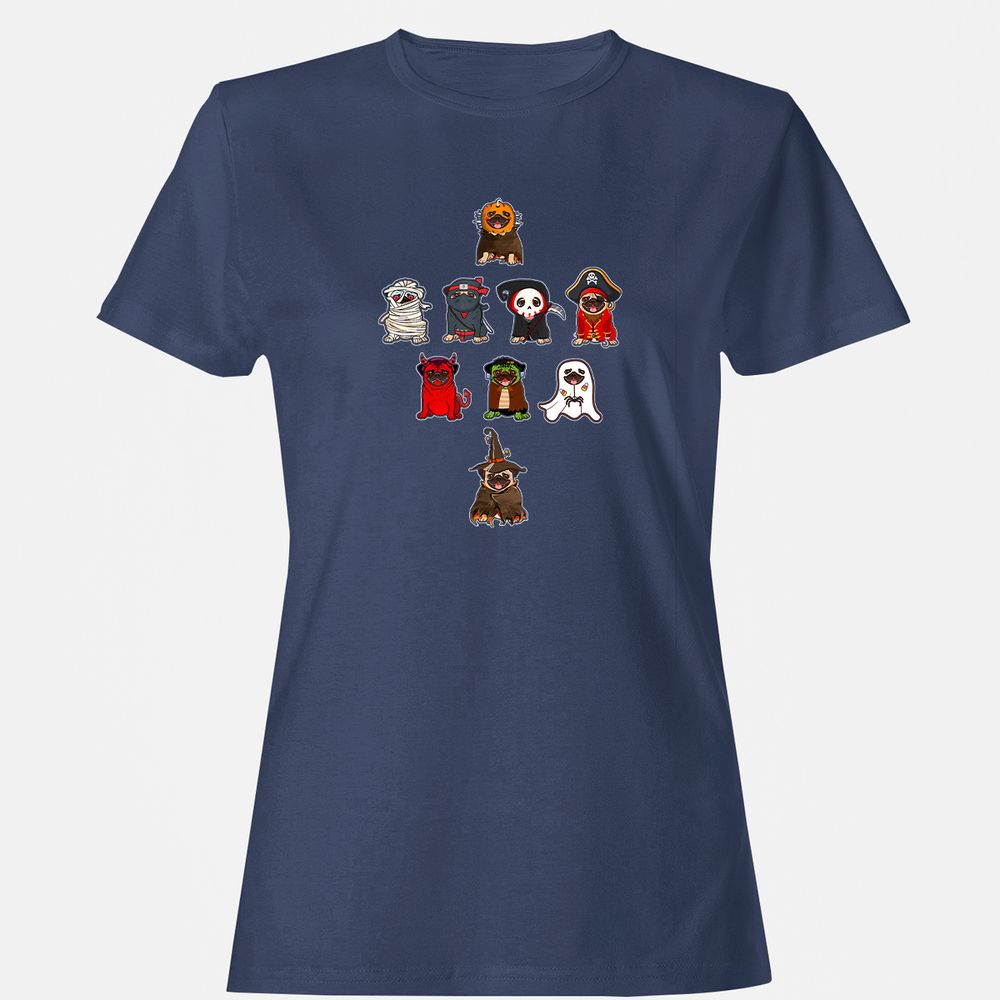 Women's T-Shirt - 3U7L3N3M - Navy - 10