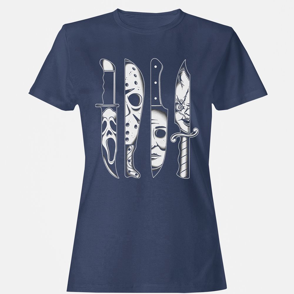 Women's T-Shirt - EXXUY2EC - Navy - 10