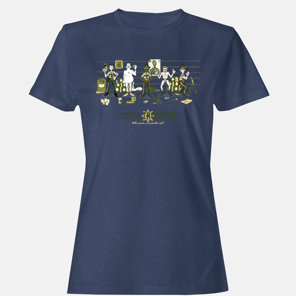 Women's T-Shirt - 3D8UY2FF - Navy - 10