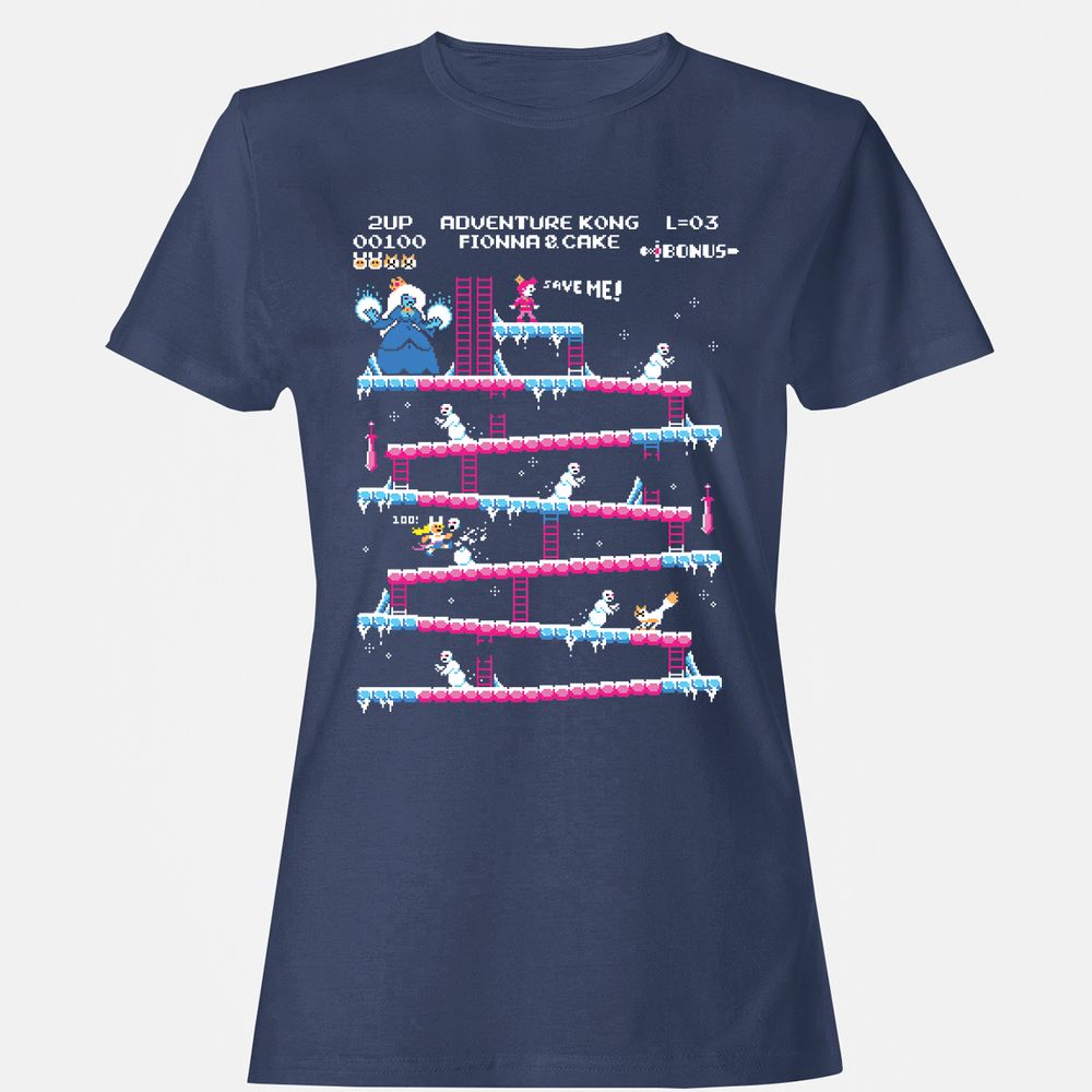 Women's T-Shirt - 8C345VUJ - Navy - 10