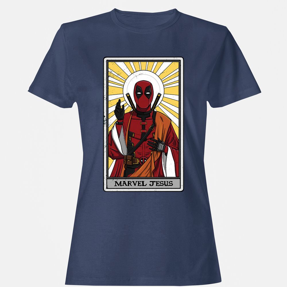 Women's T-Shirt - HKZZ75XW - Navy - 10