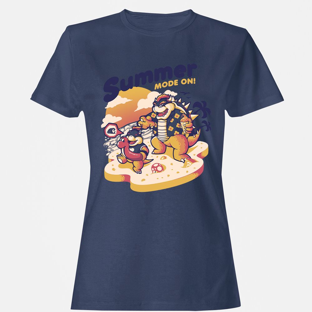 Women's T-Shirt - GHH64P6K - Navy - 10