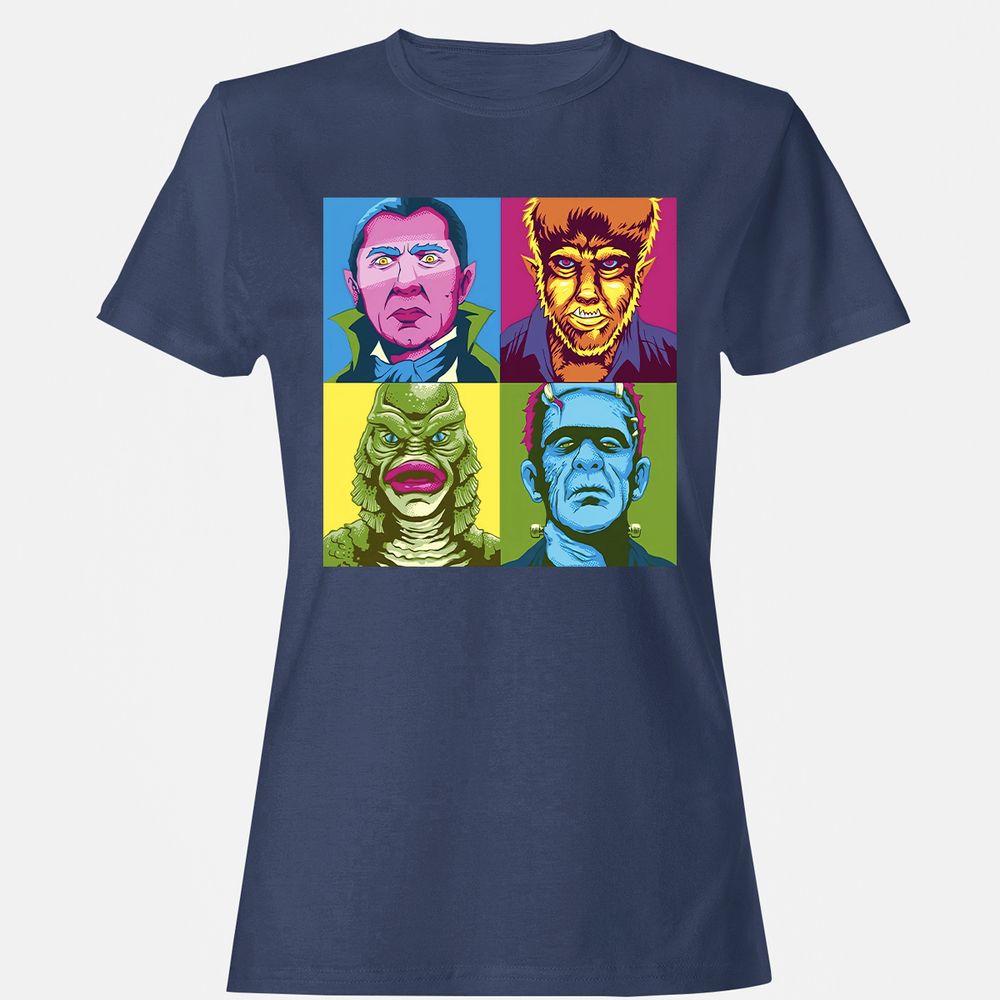 Women's T-Shirt - TFVDZG6K - Navy - 10