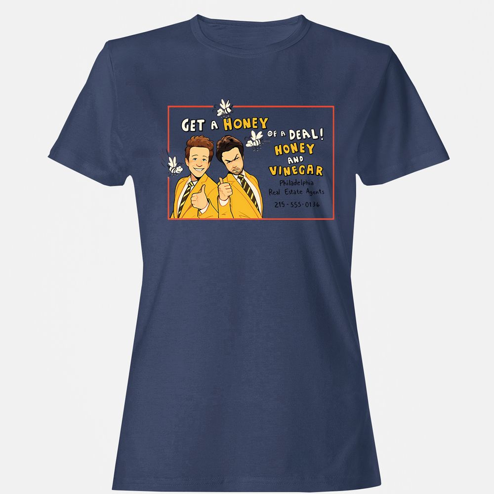 Women's T-Shirt - 28FHVV39 - Navy - 10
