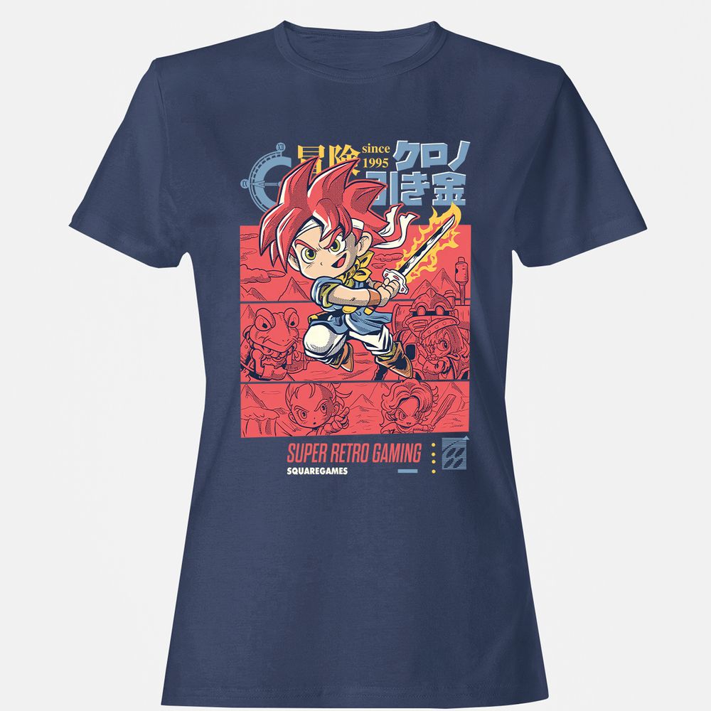 Women's T-Shirt - FZGM1QM3 - Navy - 10