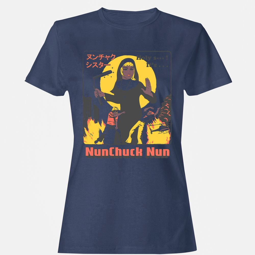 Women's T-Shirt - H7G44PSB - Navy - 10
