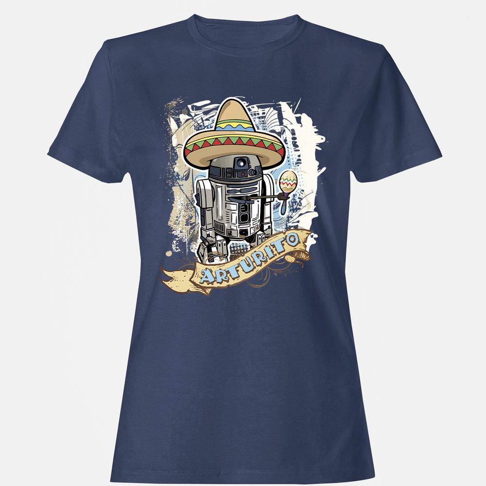 Women's T-Shirt - XQ1TSSE7 - Navy - 10