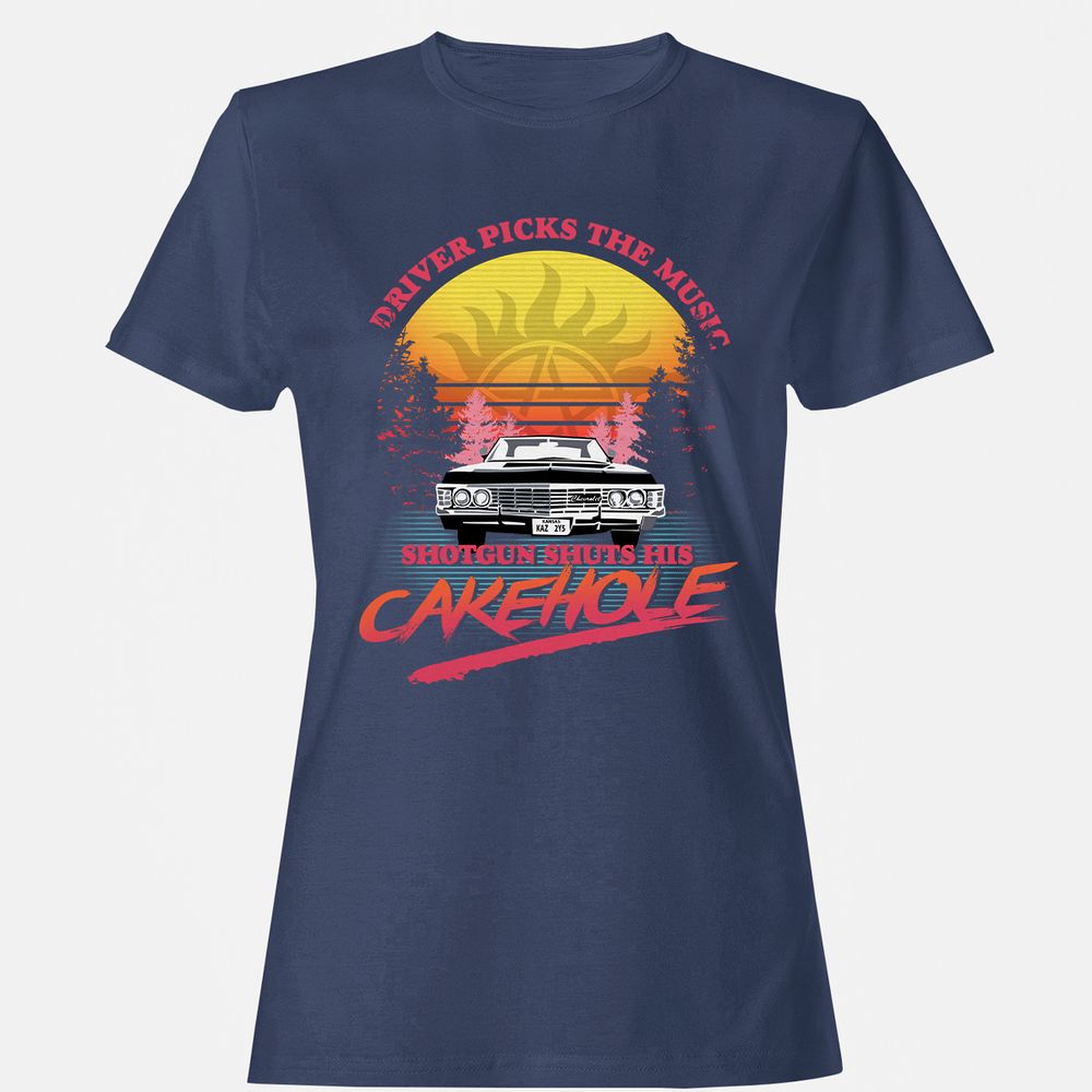 Women's T-Shirt - 2CVK2NVB - Navy - 10