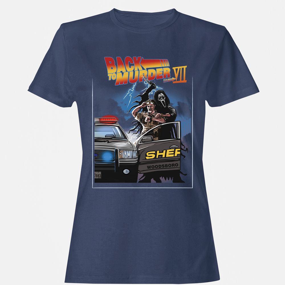 Women's T-Shirt - RC3WBZS9 - Navy - 10