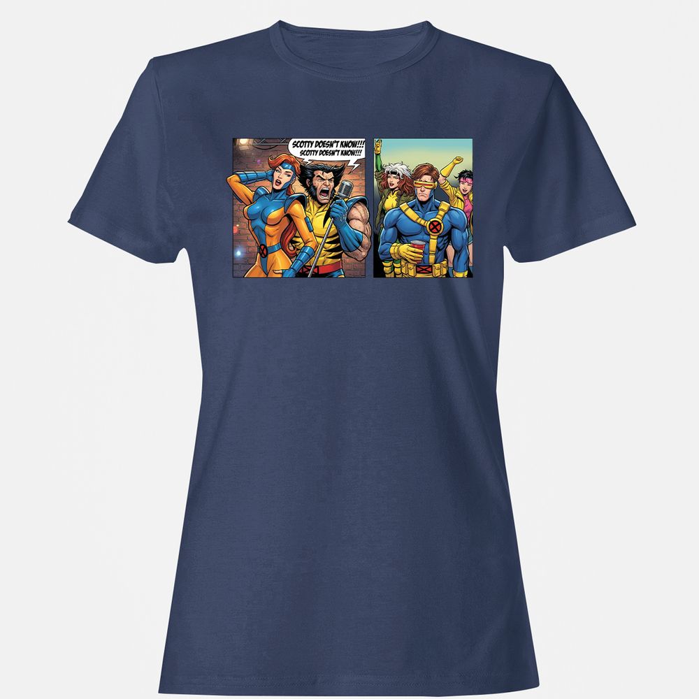 Women's T-Shirt - AF3GDT9N - Navy - 10