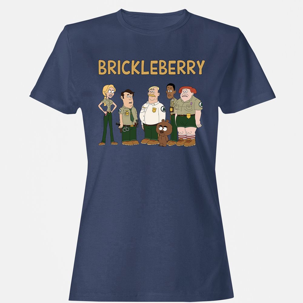 Women's T-Shirt - B3PF1DQR - Navy - 10