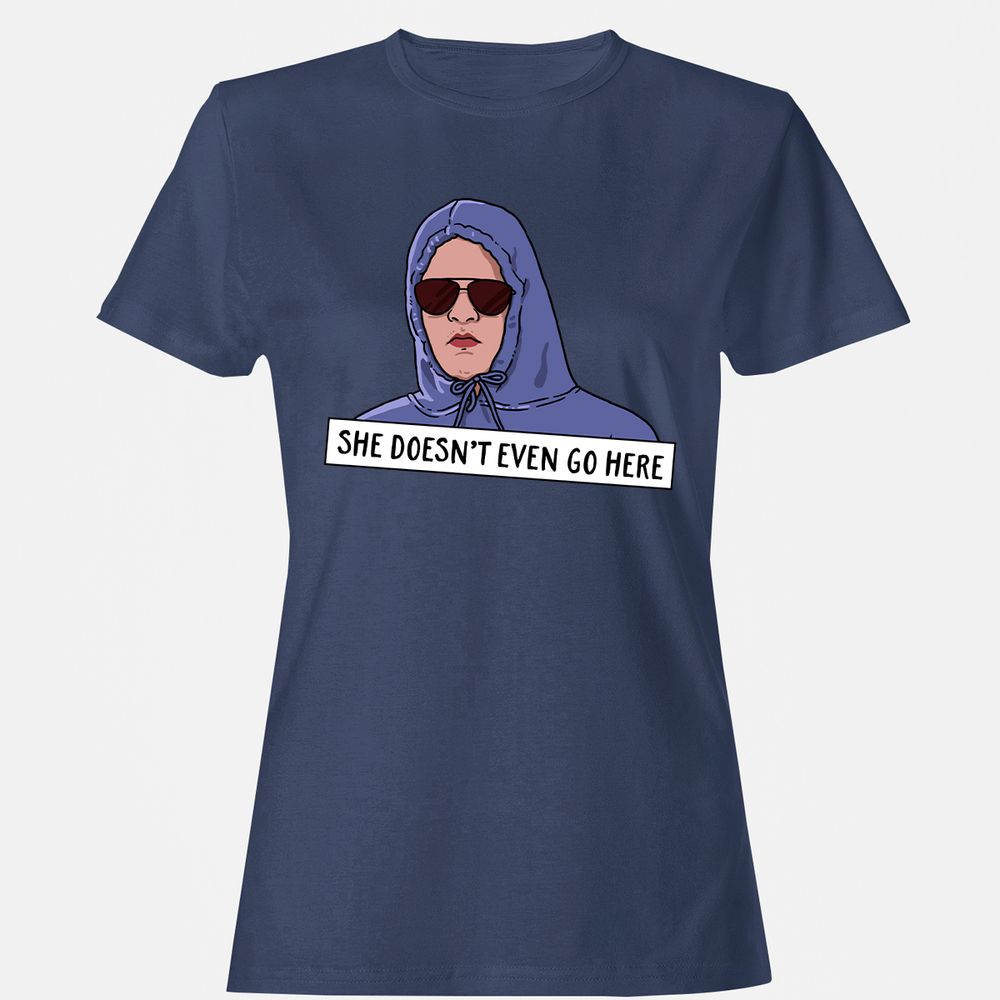 Women's T-Shirt - ZAU2BFW6 - Navy - 10