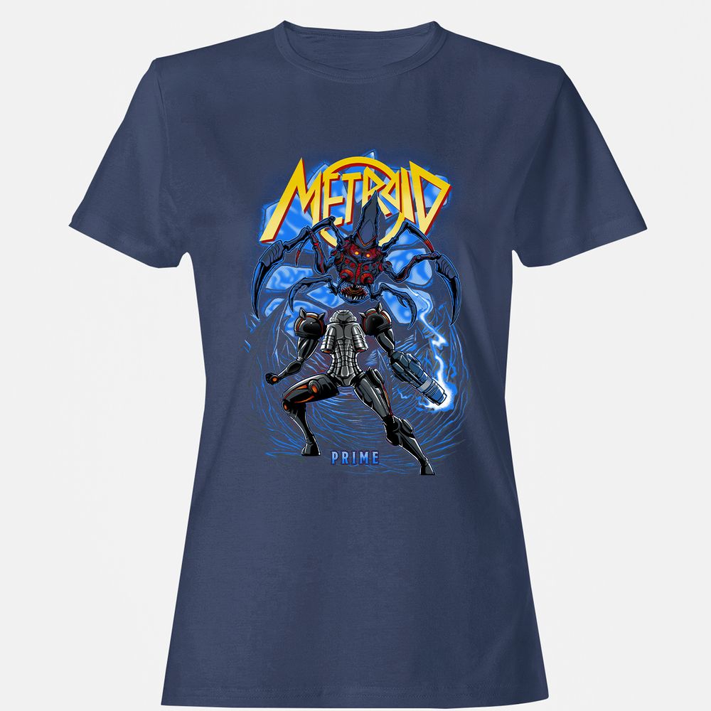 Women's T-Shirt - AKLNHPG9 - Navy - 10