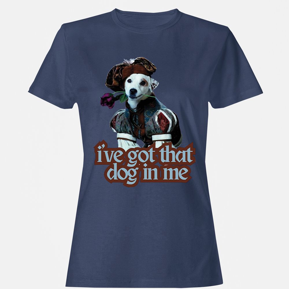 Women's T-Shirt - QYKRSZQ3 - Navy - 10