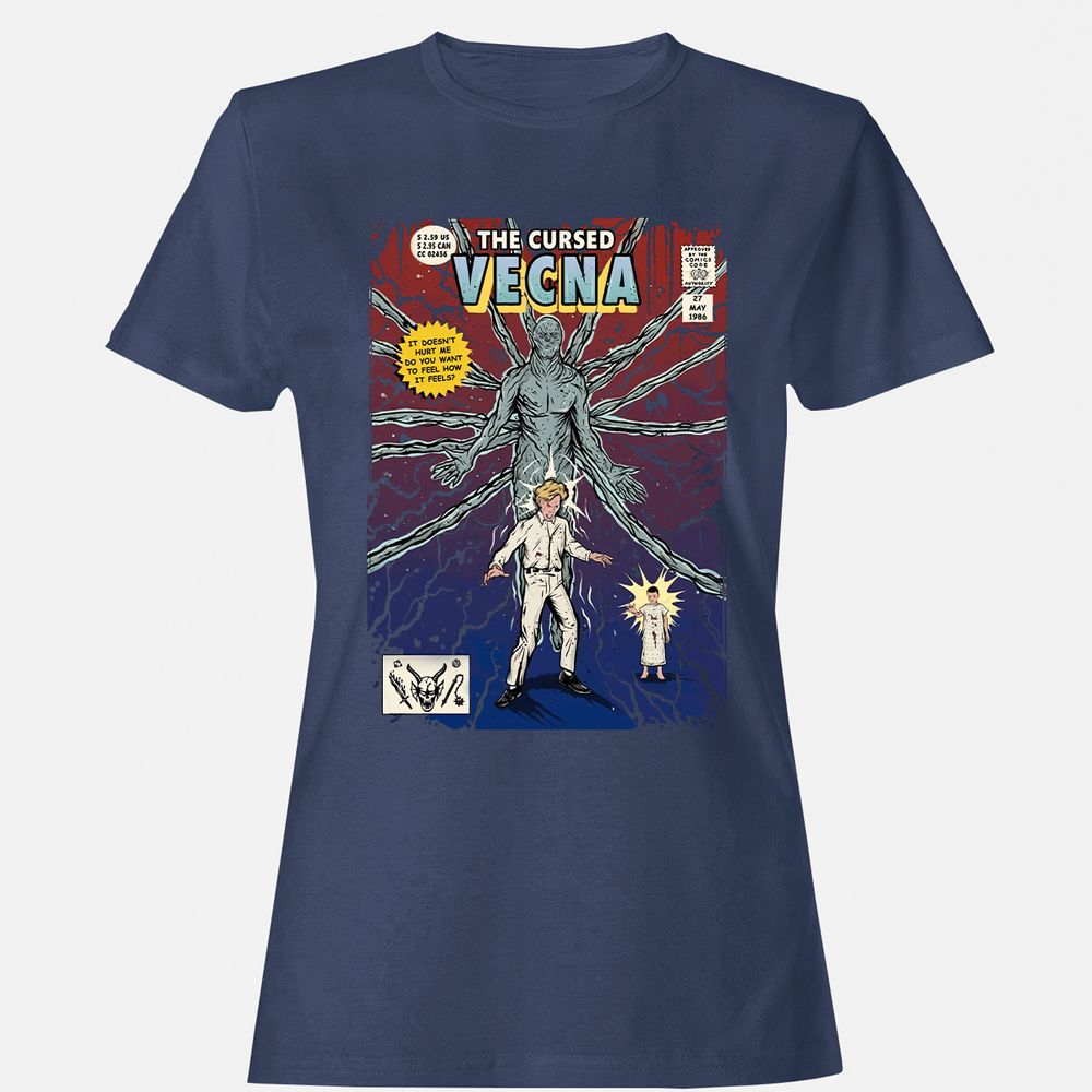 Women's T-Shirt - HBRP8DY9 - Navy - 10