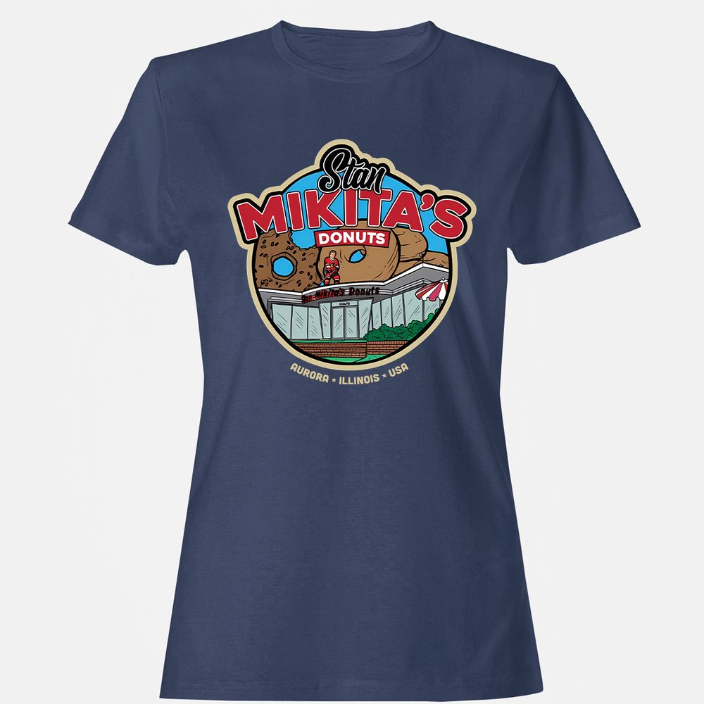 Women's T-Shirt - H3CEQLXD - Navy - 10
