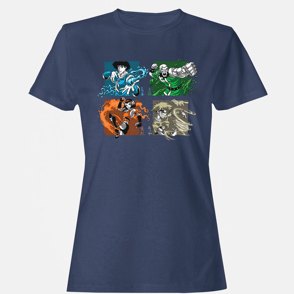 Women's T-Shirt - ZCFBQXRC - Navy - 10