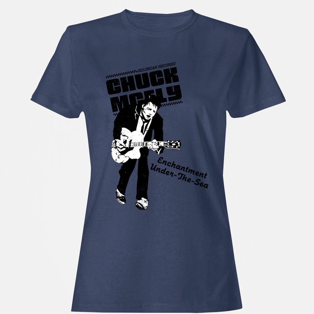 Women's T-Shirt - SCNVLEC5 - Navy - 10