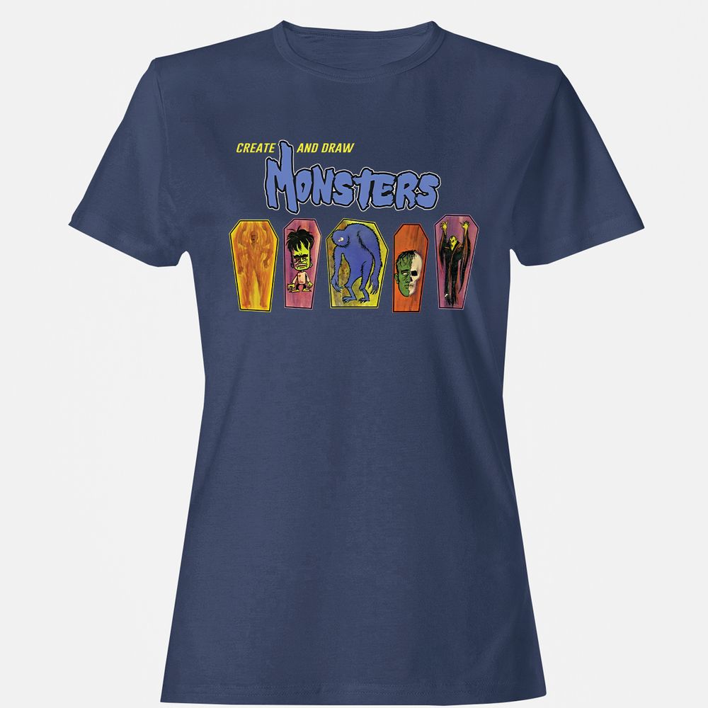 Monsters Draw - Navy - 10