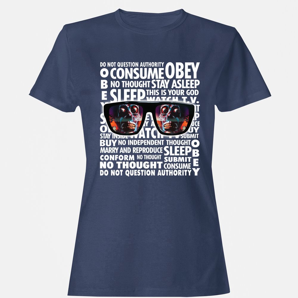 Women's T-Shirt - WDP5MYQ8 - Navy - 10