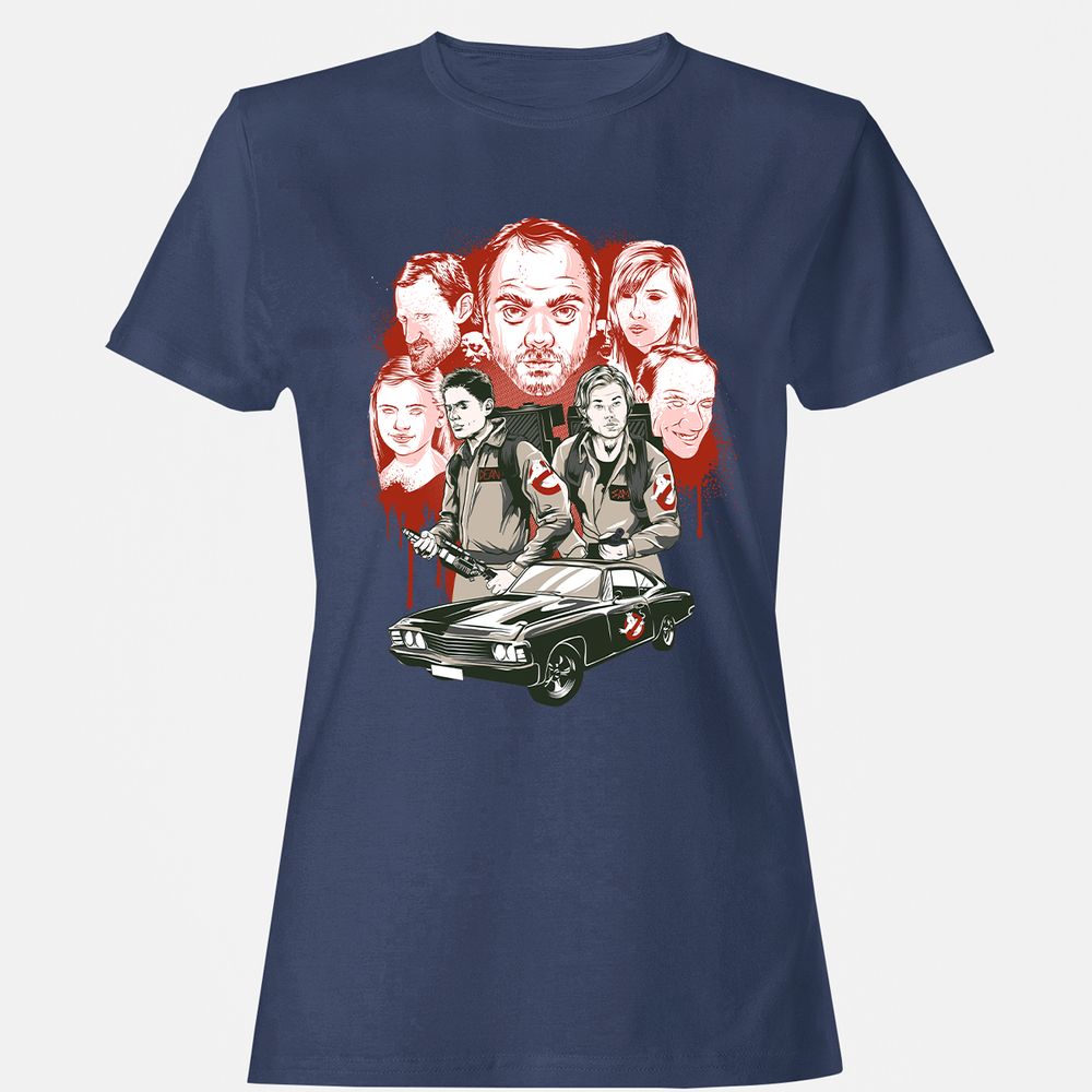 Women's T-Shirt - UH87F7WW - Navy - 10
