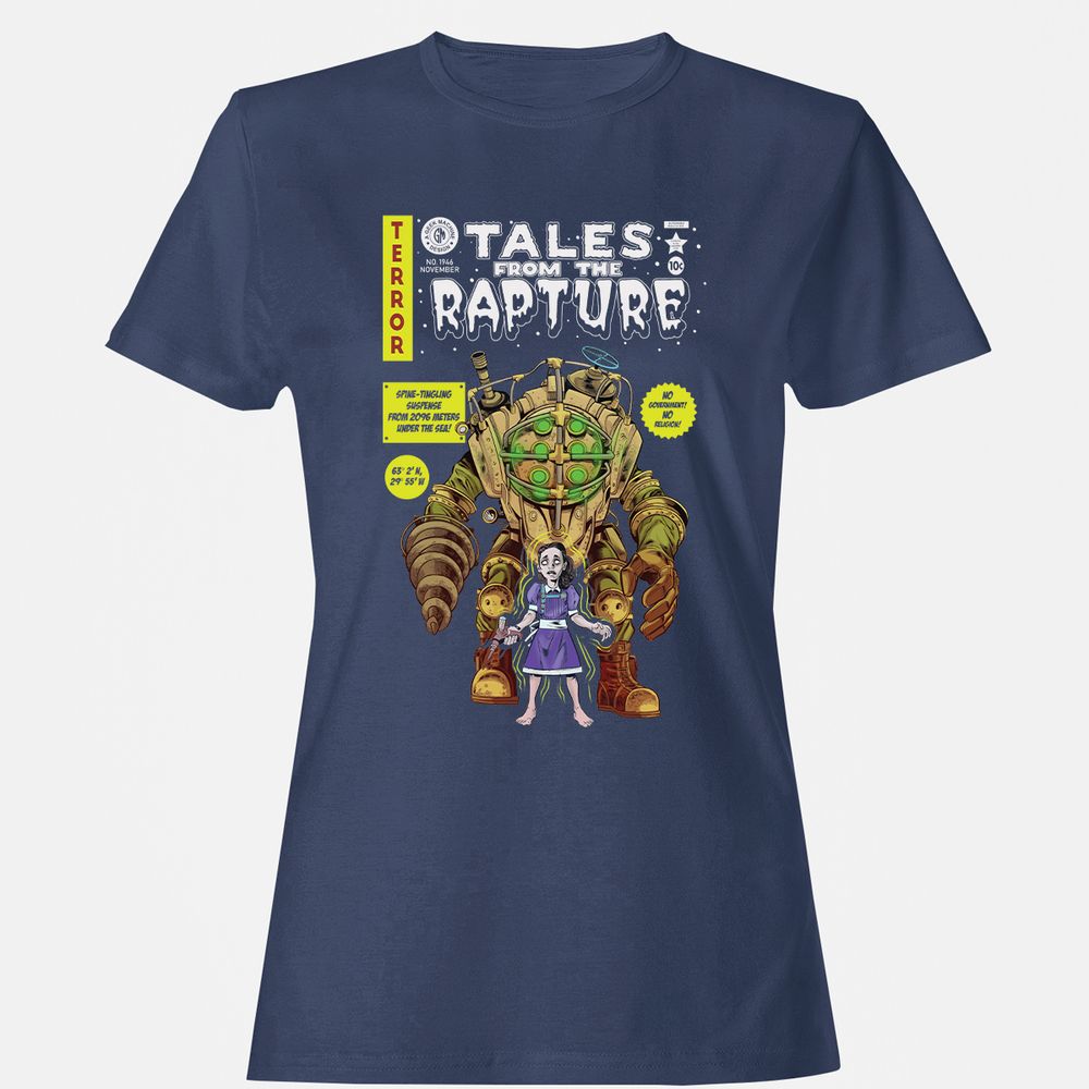 Women's T-Shirt - 96FZEA7Q - Navy - 10