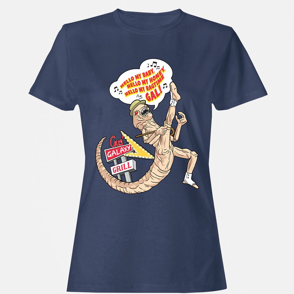Women's T-Shirt - UA1DXSB4 - Navy - 10