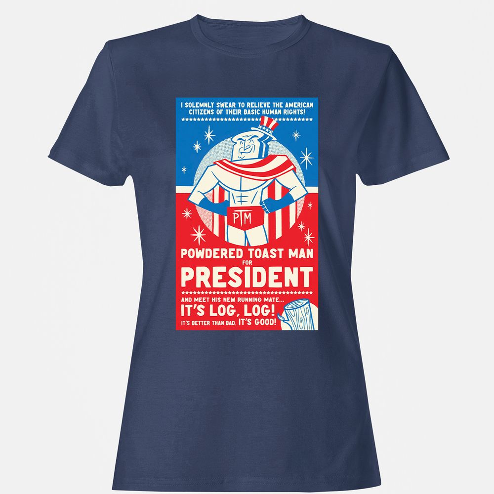 Women's T-Shirt - LVU3AWYQ - Navy - 10