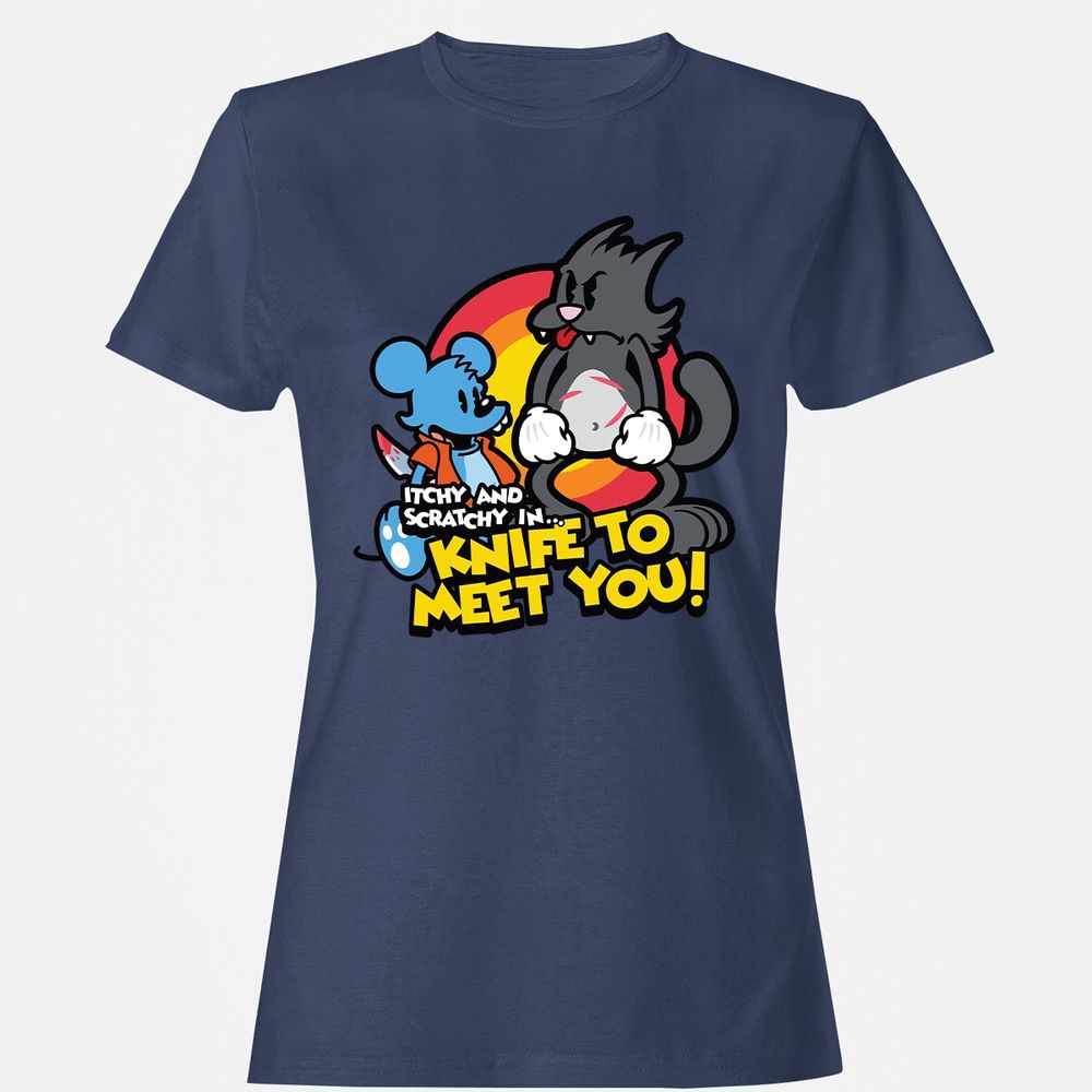 Women's T-Shirt - 354B23NX - Navy - 10