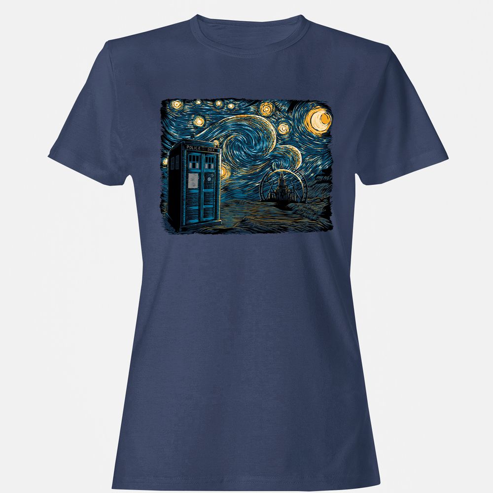Women's T-Shirt - XAXQBYWX - Navy - 10