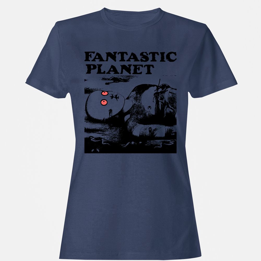 Women's T-Shirt - VVKEXRYW - Navy - 10