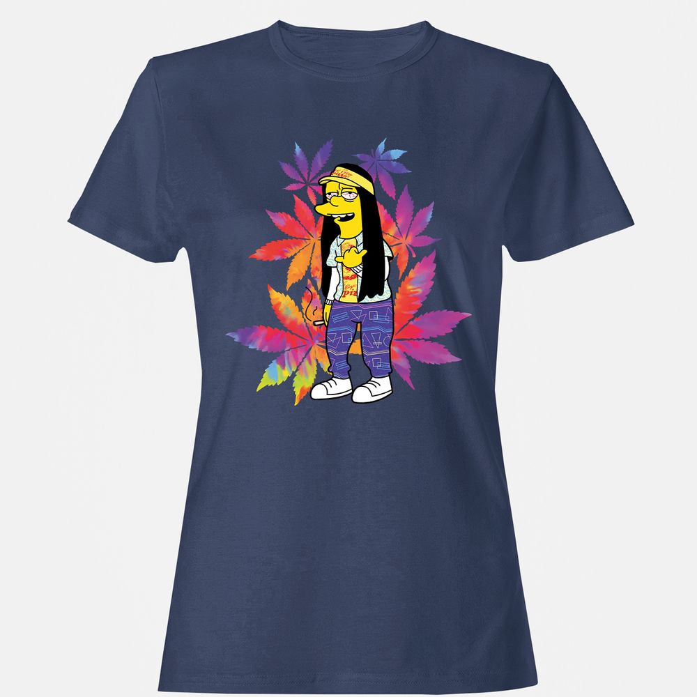Women's T-Shirt - P662U1PY - Navy - 10