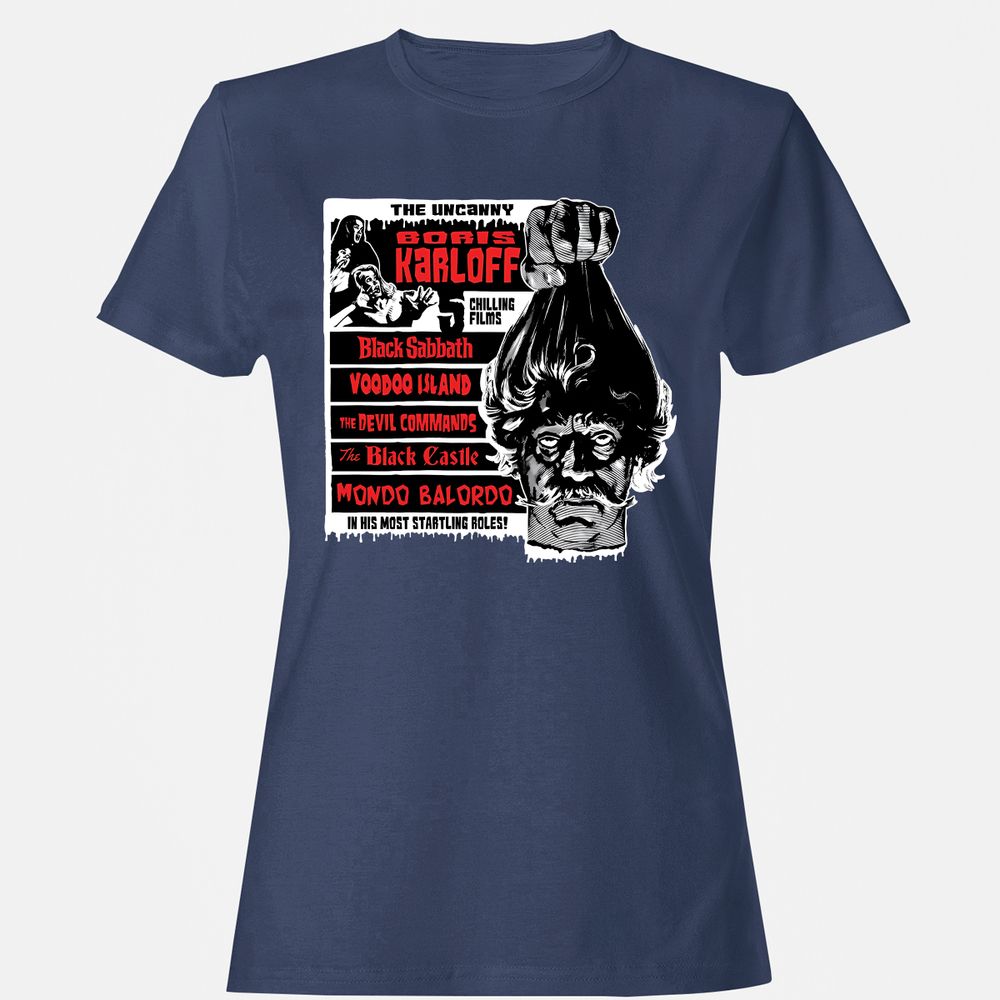 Women's T-Shirt - R4JYWJYS - Navy - 10