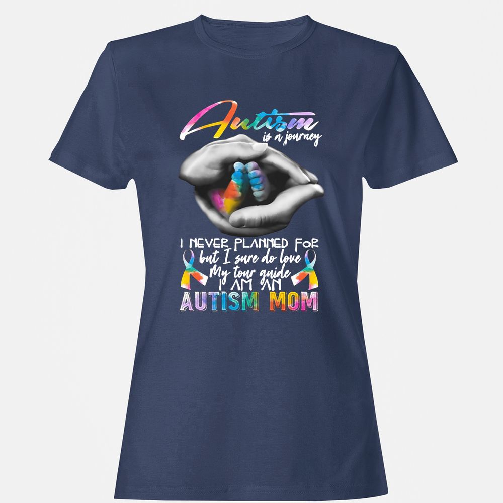Women's T-Shirt - HGB6WU68 - Navy - 10