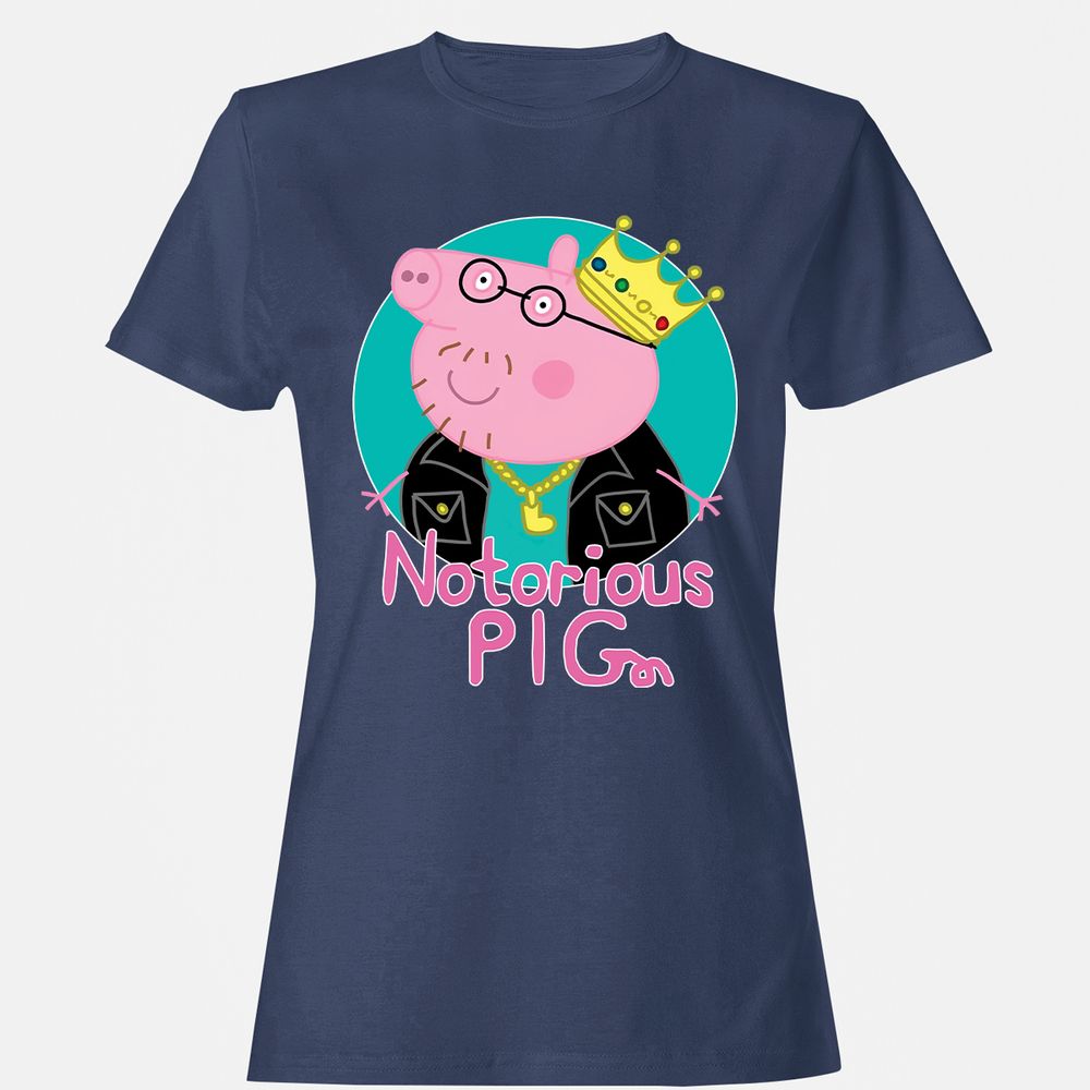Women's T-Shirt - N8G9AHUG - Navy - 10