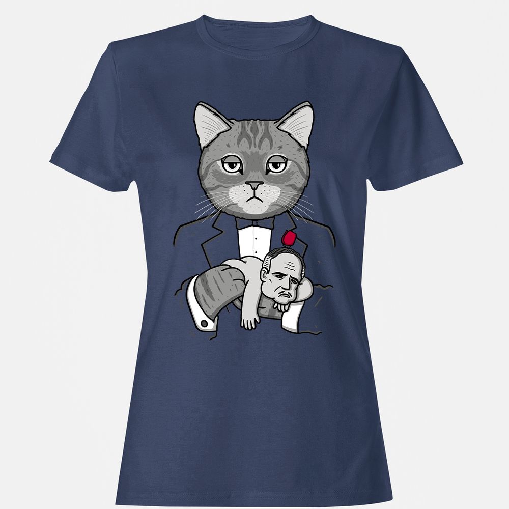 Women's T-Shirt - 8ZQ3CP4H - Navy - 10