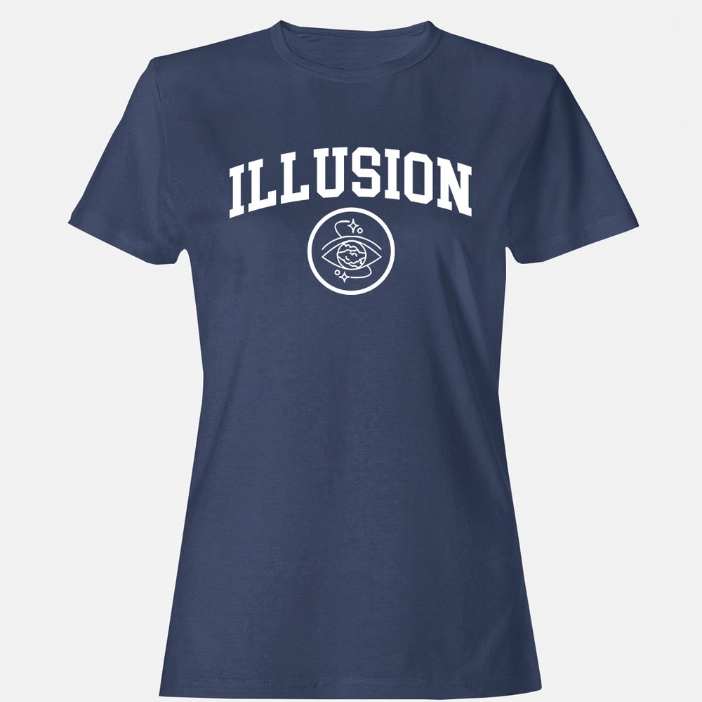 Women's T-Shirt - GQA5CJYC - Navy - 10