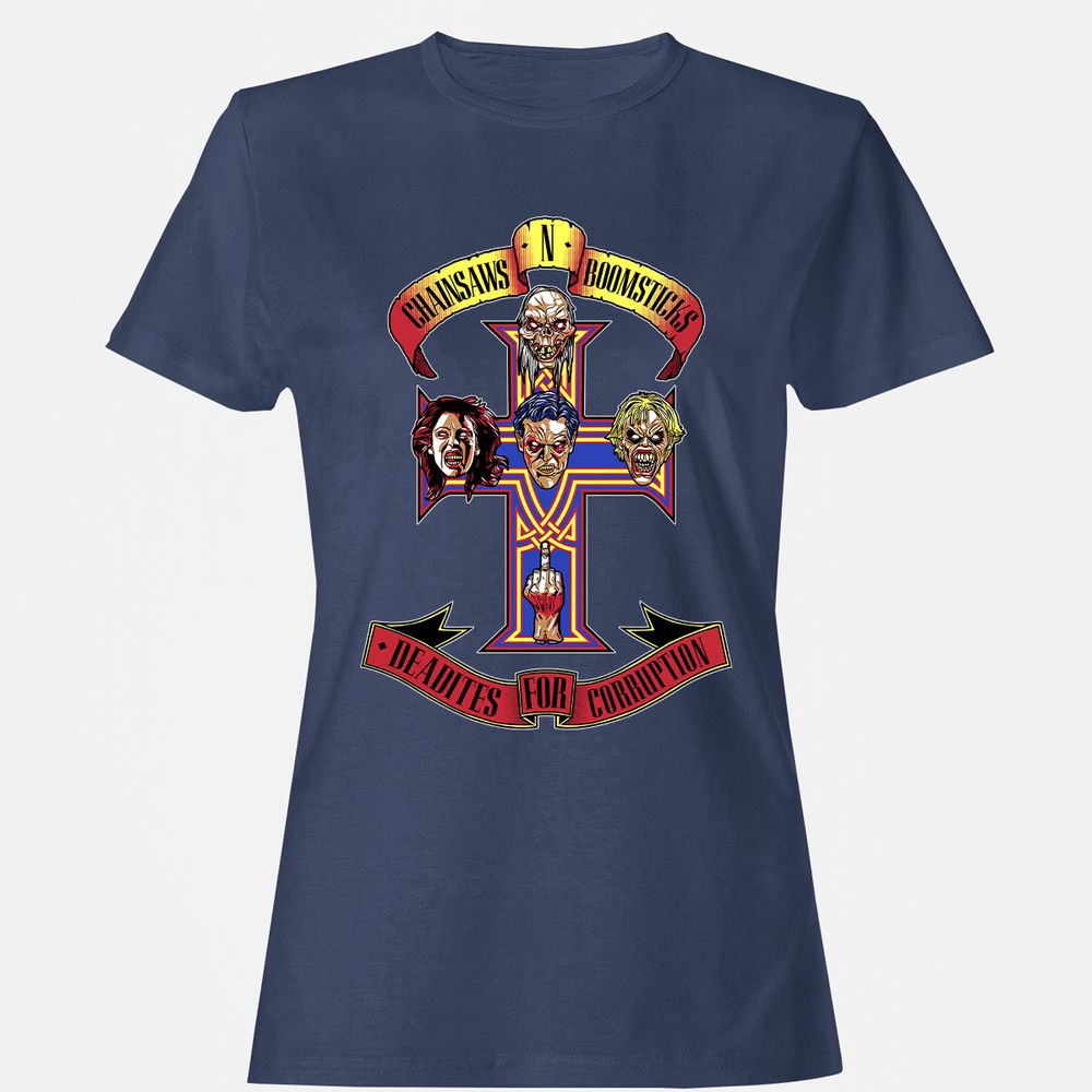 Women's T-Shirt - ANFNEJMH - Navy - 10