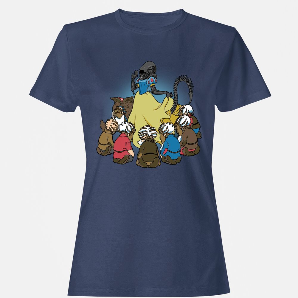 Women's T-Shirt - UXGBUJS8 - Navy - 10