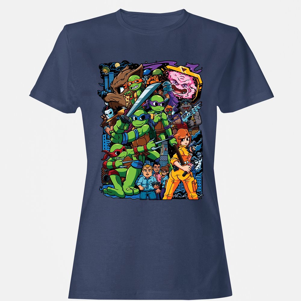 Women's T-Shirt - B22DASM8 - Navy - 10