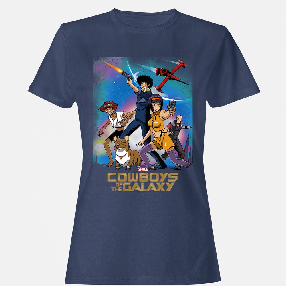 Women's T-Shirt - EEFAU4G6 - Navy - 10