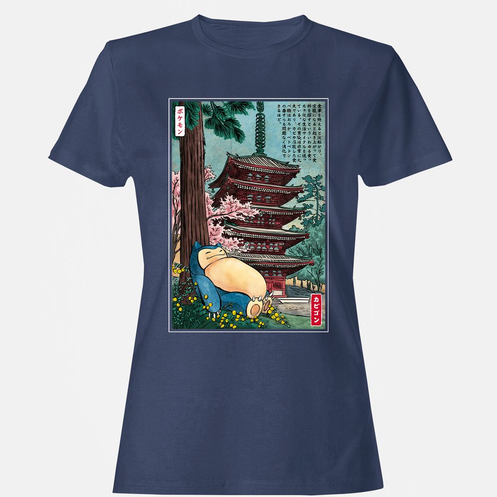 Women's T-Shirt - 3ECXWRP9 - Navy - 10