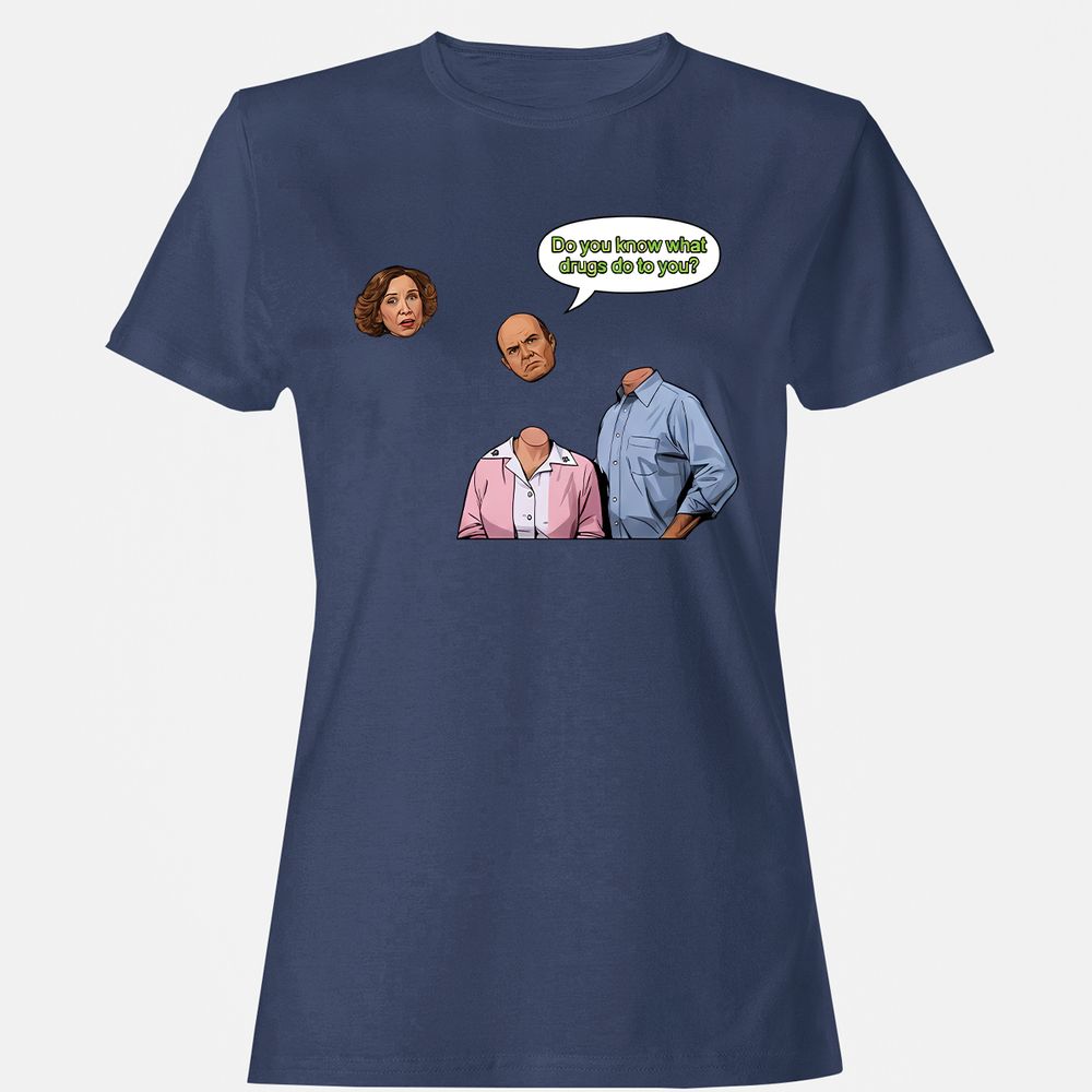 Women's T-Shirt - WXUVDC5T - Navy - 10