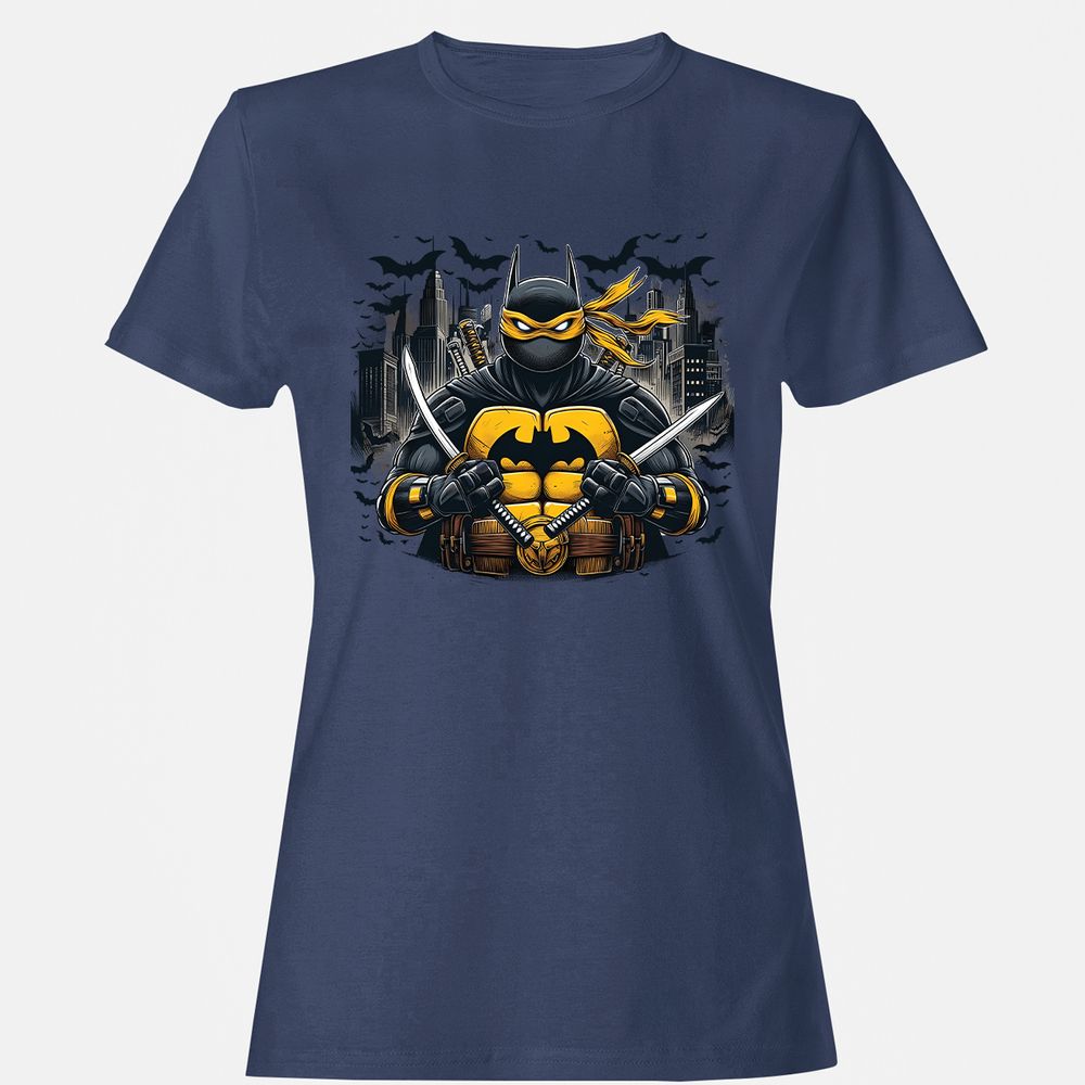 Women's T-Shirt - 9D3DSGEQ - Navy - 10