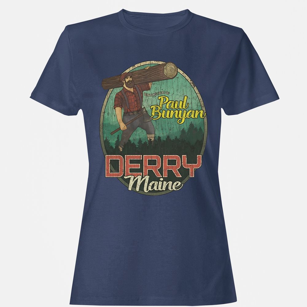 Derry Birthplace of Paul Bunyan - Navy - 10