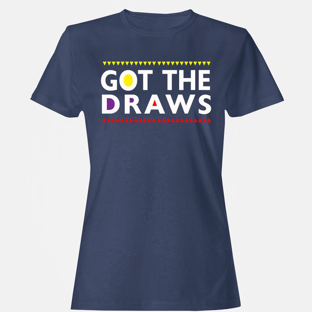 Women's T-Shirt - E62LMBQL - Navy - 10