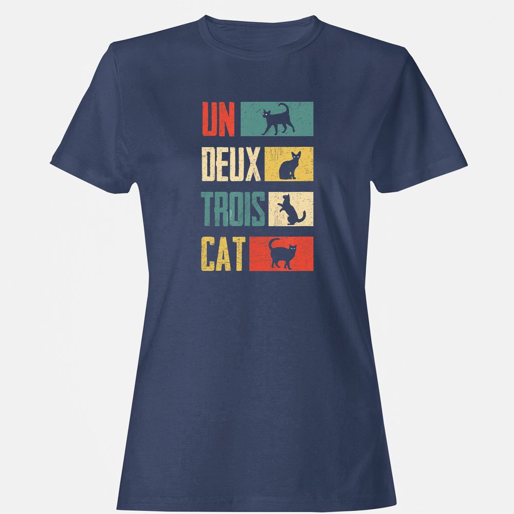 Women's T-Shirt - JWM9L7CU - Navy - 10