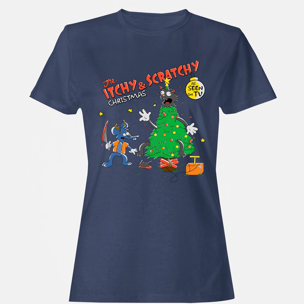 Women's T-Shirt - C8CV9G56 - Navy - 10