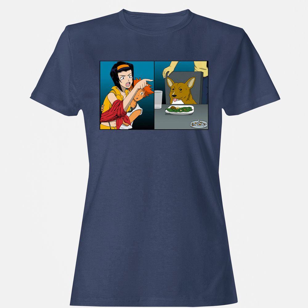 Women's T-Shirt - A3HDH2EF - Navy - 10