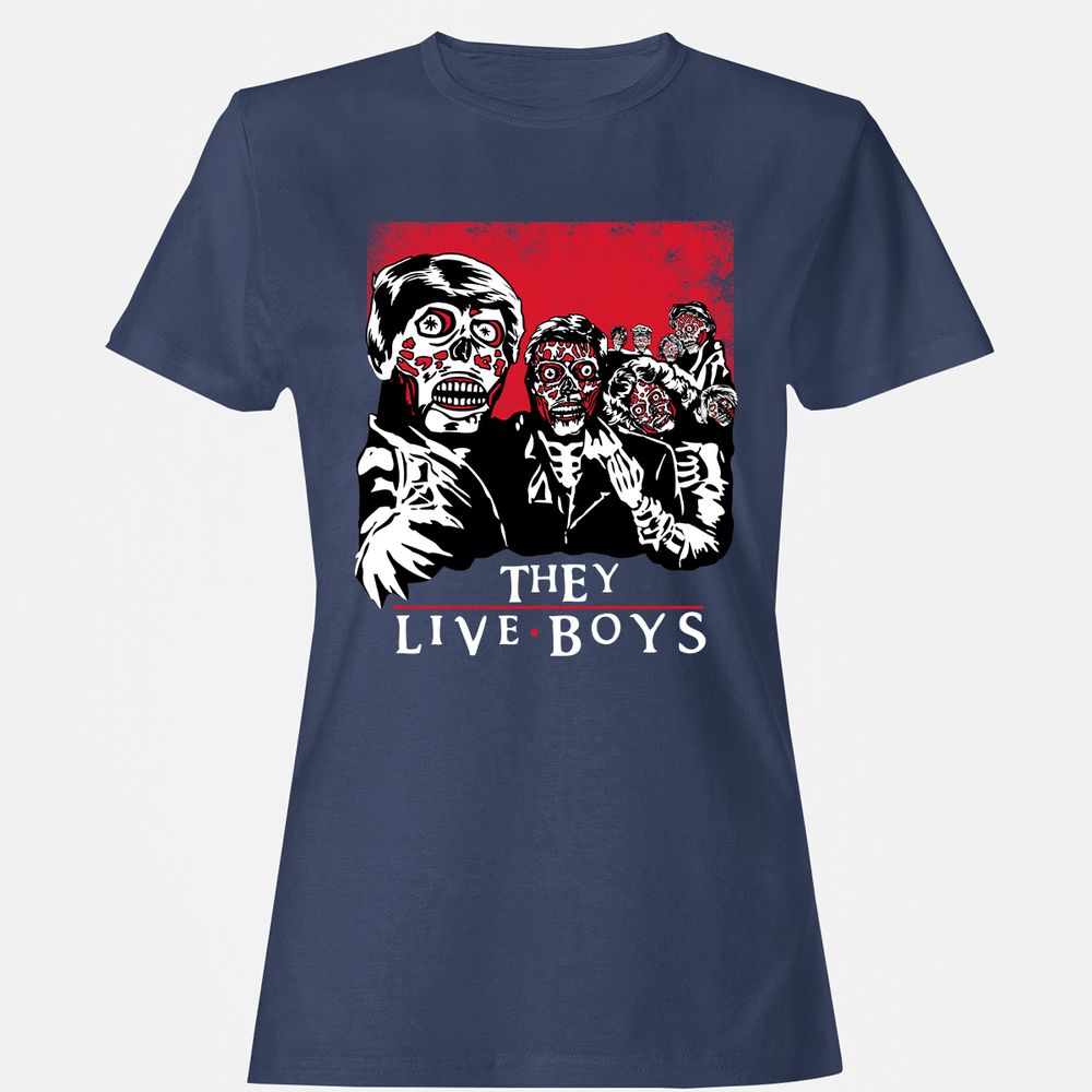 Women's T-Shirt - G97NYVUU - Navy - 10